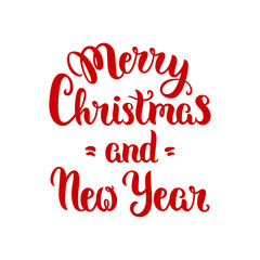 Merry Christmas lettering