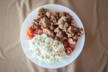 Fried chicken Karaage - Japanese food