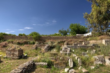 Fototapeta na wymiar Ancient Argos ruins