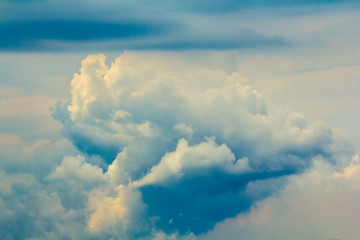 beautiful blue sky background