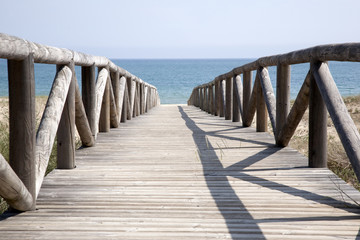 Beach at El Palmar, Cadiz, Andalusia, Spain