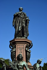 Obraz premium Monument to Maximilian II King of Bavaria, in Munich, Bavaria, Germany.