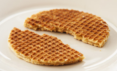 Dutch Waffles close up