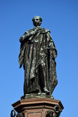 Fototapeta na wymiar Monument to Maximilian II King of Bavaria, in Munich, Bavaria, Germany.