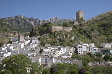 Fototapeta na wymiar Castle and Village in Cazorla; Andalusia
