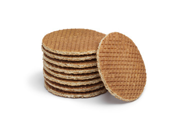 Fresh baked syrup waffles