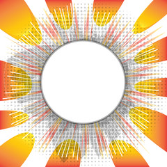 Retro style comic book background with blank space for your text.