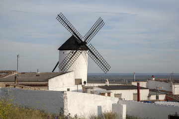 Fototapeta na wymiar Windmill, Campo de Criptana