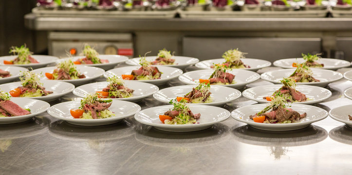 Carpaccio On Kitchen Prep Area