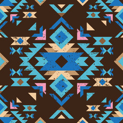 colorful tribal seamless pattern