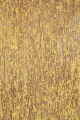Plastered brown and yellow wall