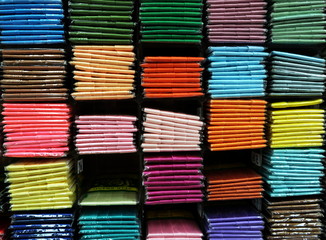 Hem fabric in colorful
