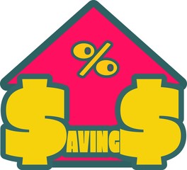 Savings grow up sticker