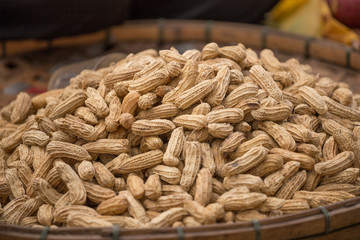 Peanut in the market