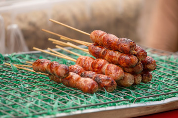 Thai grill sausage stick