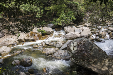 Chamang Waterfall, Bentong, Malaysia - Nature beauty water fall at Bentong, Pahang