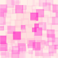  Abstract Pink Squares Futuristic Pattern