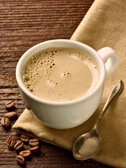 Printed kitchen splashbacks Cafe coffee cup drink espresso cafe mug