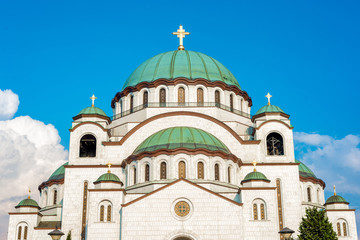 Fototapeta na wymiar Saint Sava Cathedral. Belgrade, Serbia