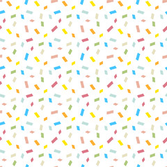 Confetti seamless pattern.