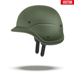 Military tactical helmet green color 