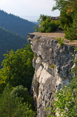 Fototapeta na wymiar Tomasovsky Vyhlad viewpoint in Slovak Paradise