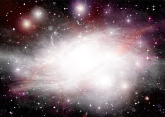 galaxy in a free space