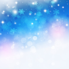 Bright Winter Snow Background