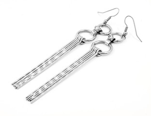 Silver earrings