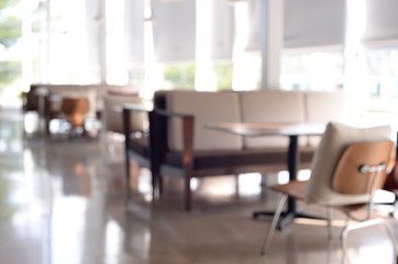 interior of  coffee shop 