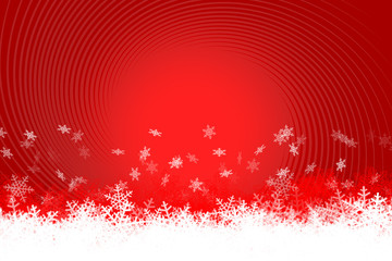red background and white snowflake. easy to add your text.