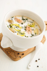 Finnish fish soup