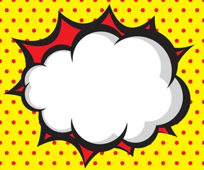Sprechblasen-Pop-Art, Comic-Hintergrund © nakedcm