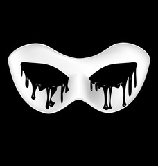 mysterious half mask