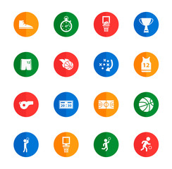 Basketball simply icons