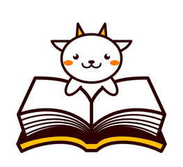 読書する動物シリーズ
