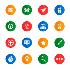 Contacts simply icons