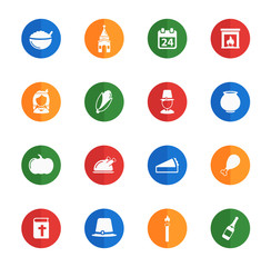 Thanksgiving simply icons