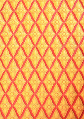 Thai temple art detail