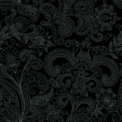 vector seamless floral pattern