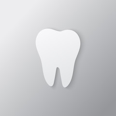 Icon tooth symbol