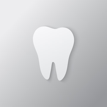 Icon tooth symbol