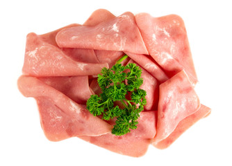 sliced lean pork ham