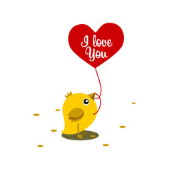 chicken eat grain Valentine day