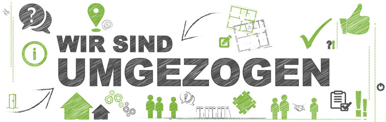 Wir sind umgezogen