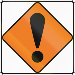 New Zealand road sign - Other dangers 