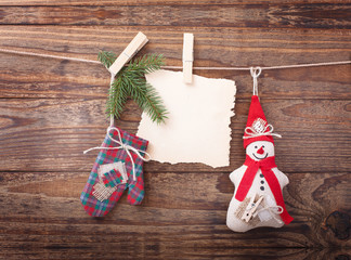 New composition of the toys handmade Christmas tree