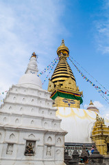 Stupa in the  Nepal