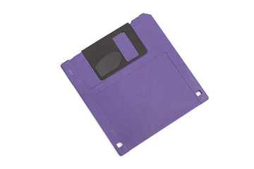 floppy disk on the white background