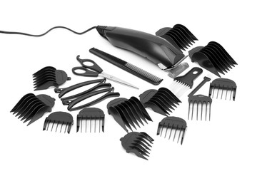 clipper on the white background